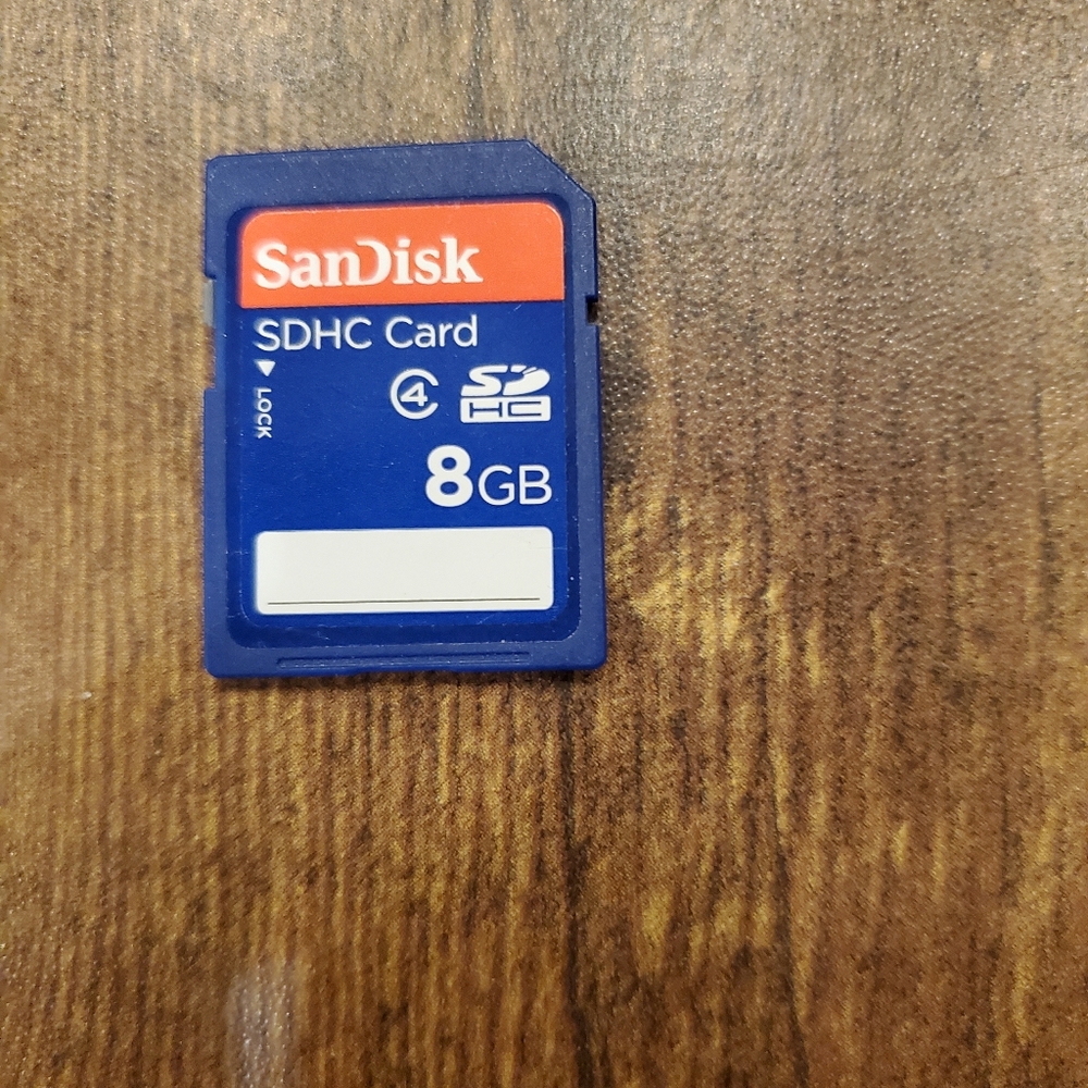 SanDisk SDHC Memory Card 8GB
